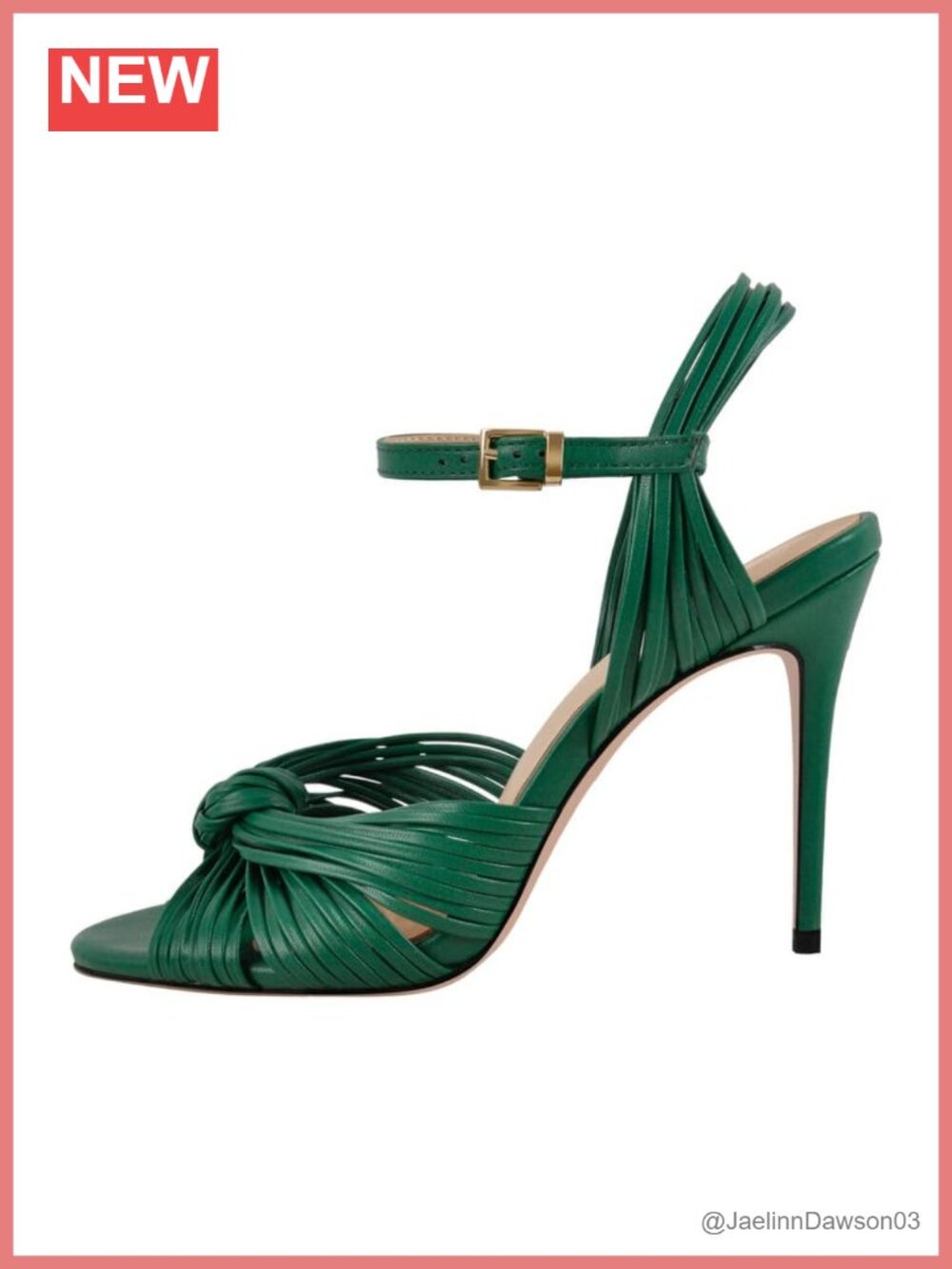 Strappy Stiletto Heel Sandals, Braided Knot Design, Open Toe Dress Shoes